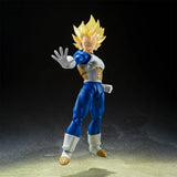 In Stock Genuine Bandai Dragon Ball Z Model Kit SHF Vegeta Awakened Su
