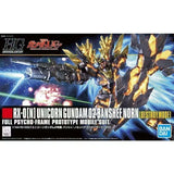 Bandai Gundam Model Kit HGUC Armor Unicorn Destroy Unicorn 02 Banshee 