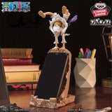 Bandai One Piece Anime Figure Figulife Luffy Gear 5 Nika Pen Holder Mo
