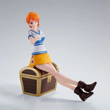 Bandai One Piece Anime Figure SHF Sabo Luffy Romance Dawn Nami Zoro Gu