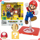 Bandai Super Mario Bros Anime Figure SHF Mario Action Figures High Pos