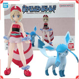 Bandai Figure Pokemon Anime Figures Candy Toys Scale World Kai Glacia 