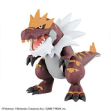 Bandai Pokemon PLAMO Model Kit Fossil Pokemon Tyrantrum Action Figure 