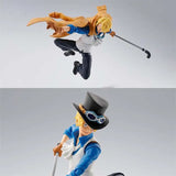 Bandai One Piece Anime Figure SHF Sabo Luffy Romance Dawn Nami Zoro Gu