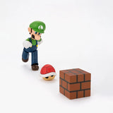In Stock Genuine Bandai Super Mario Model Kit SHF Luigi Anime Action F