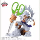 Bandai One Piece Anime Figure Figulife Luffy Gear 5 Nika Pen Holder Mo