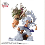 Bandai One Piece Anime Figure Figulife Luffy Gear 5 Nika Pen Holder Mo