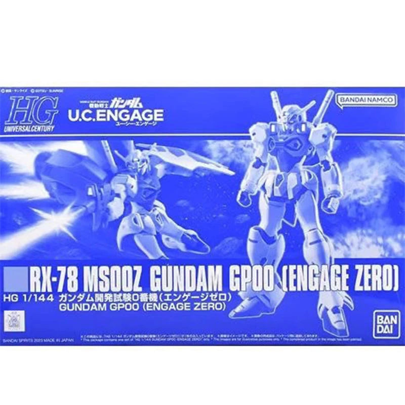 Bandai Gundam Model Kit HGUC GP00 Engage Zero Core Fighter Anime Figur