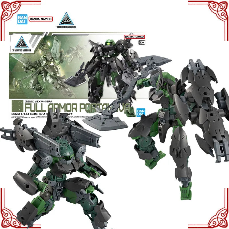 In Stock Genuine Bandai Model Kit 30MM 1/144 bEXM-15FA Full Armor Port