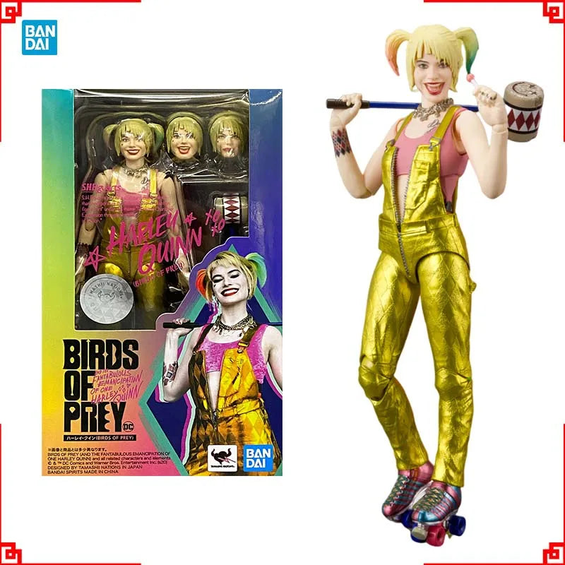 Bandai Birds of Prey Anime Figure SHF Harley Quinn Action Figure Colle