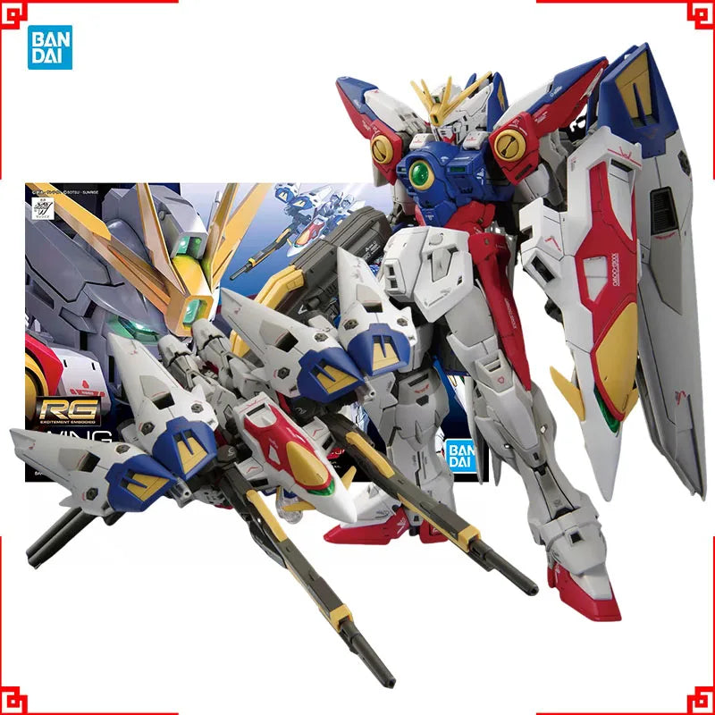 Bandai Gundam Model Kit RG Wing Zero Action Figure Gunpla Building Kit