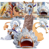 Bandai One Piece Anime Figure Figulife Luffy Gear 5 Nika Pen Holder Mo