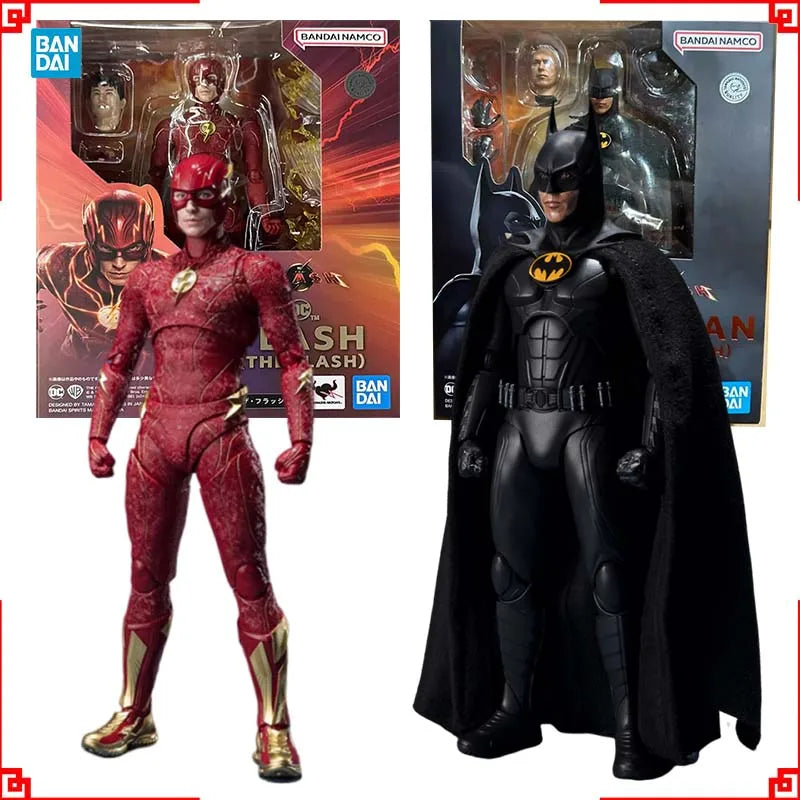 Bandai The Flash Anime Figure SHF The Flash Batman Action Figure Colle
