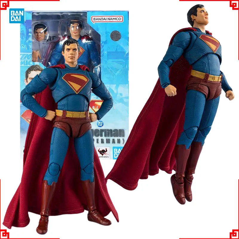Bandai Superman Anime Figure SHF Superman DC 2025 Action Figure Collec