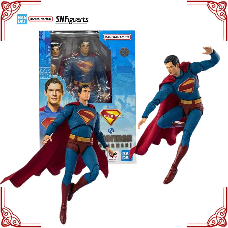 In Stock Genuine Bandai Superman Model Kit SHF Superman DC 2025 Anime 