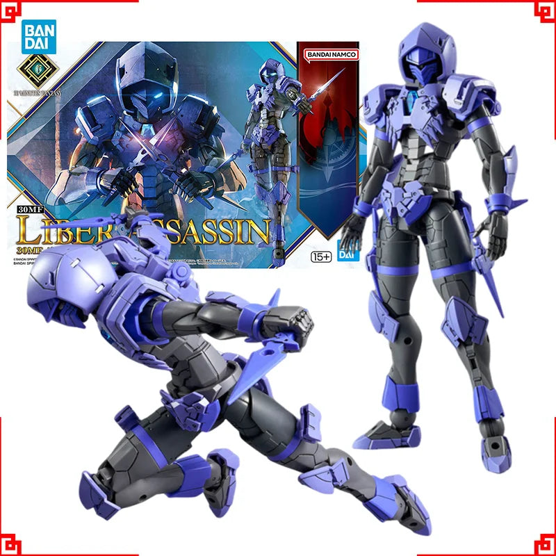 Bandai 30MF Anime Figures Model Kit Liber Assassin Action Figure Build