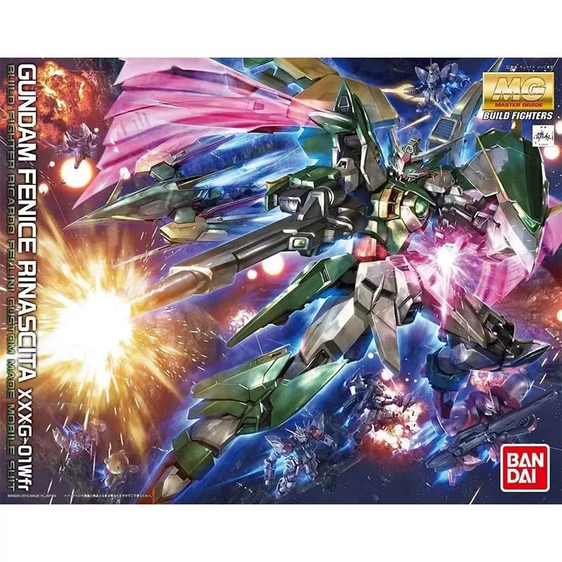 Bandai Gundam Model Kit MG Fenice Rinascita Action Figure Gunpla Build