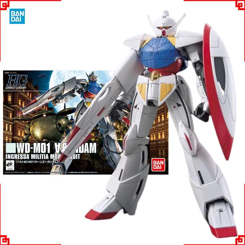 Bandai Gundam Model Kit HGUC Turn A Action Figure Gunpla Building Kit 