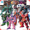 Bandai Gundam Model Kit HGUC Galluss J Doven Wolf Qubeley Zaku 3 Bawoo R Jarja Gaza C Anime Figures Gunpla Action Figure Toys
