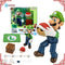 In Stock Genuine Bandai Super Mario Model Kit SHF Luigi Anime Action Figure Collection Finished Model Boys Toys Birthday Gifts