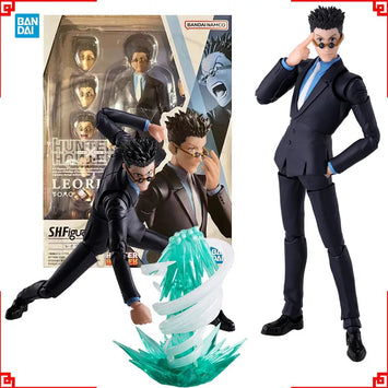 Bandai Hunter Hunter Action Figure SHF Leorio High Poseability Collect