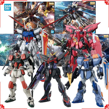 Bandai Gundam Model Kit MG Seed Aile Strike Aegis Blitz Duel Buster Ac