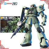 In Stock Genuine Bandai Gundam Model Kit HGUC 1/144 MS-06 Zaku 2 Anime