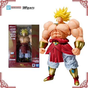 In Stock Genuine Bandai Dragon Ball Z Model Kit SHF Broly 40th Anniver
