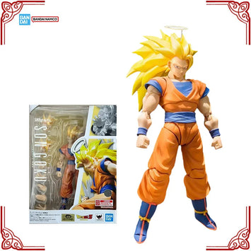 In Stock Genuine Bandai Dragon Ball Model Kit SHF Super Saiyan 3 Son G