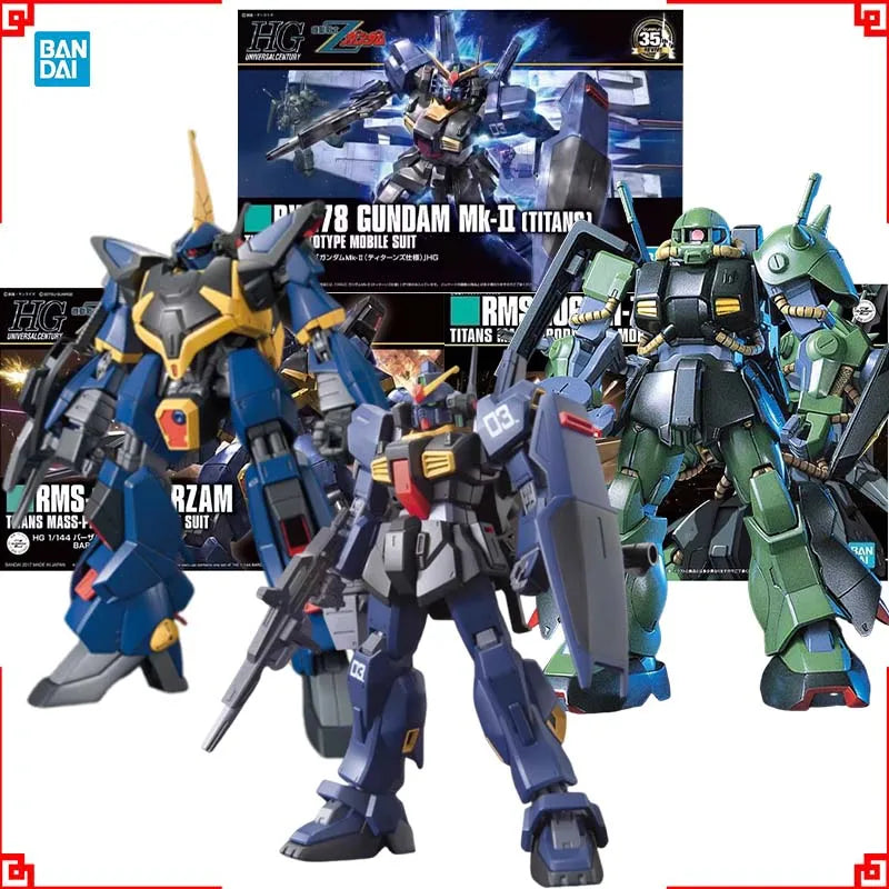 Bandai Gundam Model Kit HGUC MK 2 Titans HI Zack Barzam Action Figure 