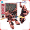 Bandai Gundam Model Kit Roboto Spirits Zaku 2 Char Custom Anime Figure Gunpla Building Kit Action Figures Toys For Boys Gift