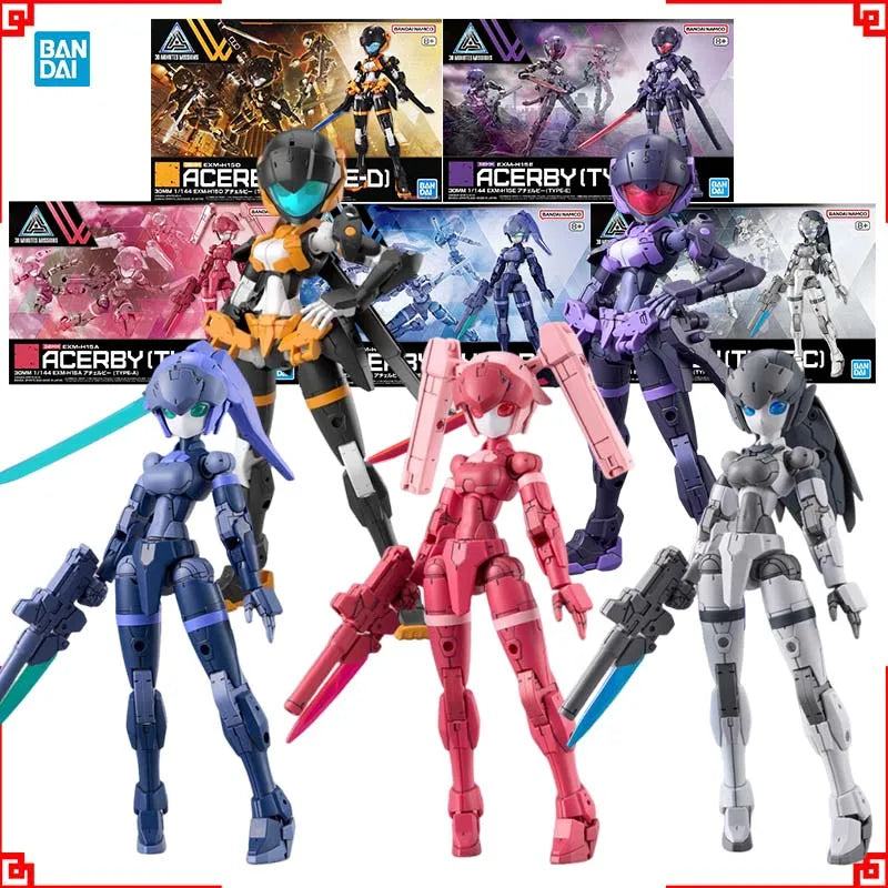 Bandai 30 Minutes Missions Model Kit 30MM EXM-H15 Acerby A B Acerby C 