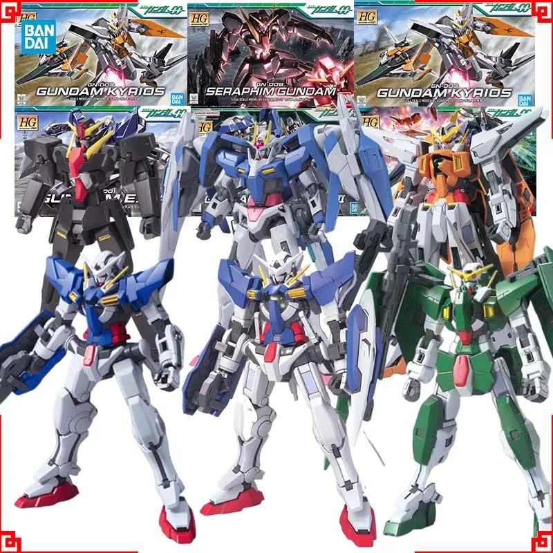 Bandai Gundam Model Kit HG Exia Repair 2 Dynames Kyrios Seraphim 00 Ra
