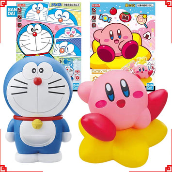 Bandai Doraemon Anime Figures Model Kit Doraemon Kirby Action Figure B