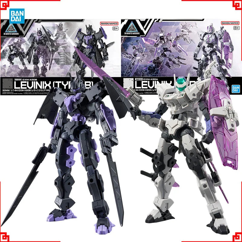 Bandai Gundam Model Kit 30MM Levinix A B Action Figure Gunpla Building