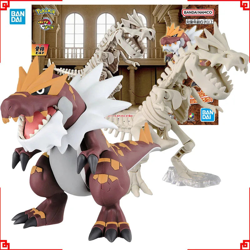 Bandai Pokemon PLAMO Model Kit Fossil Pokemon Tyrantrum Action Figure 