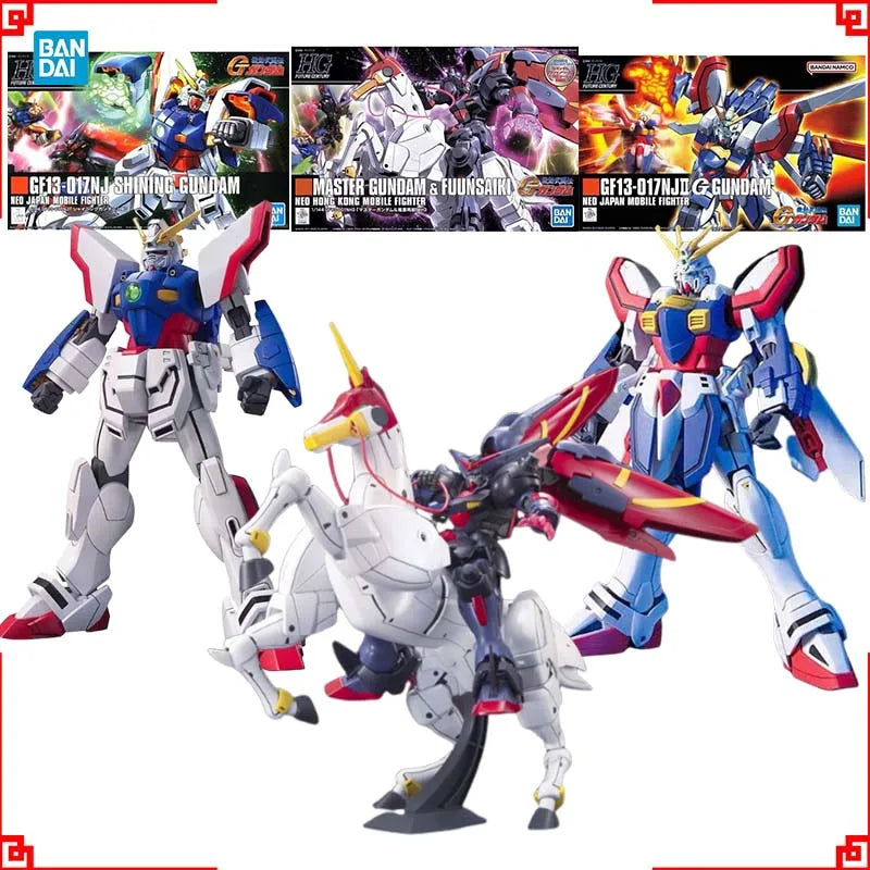 Bandai Gundam Model Kit HGUC Master Fuunsaiki Shining God Action Figur