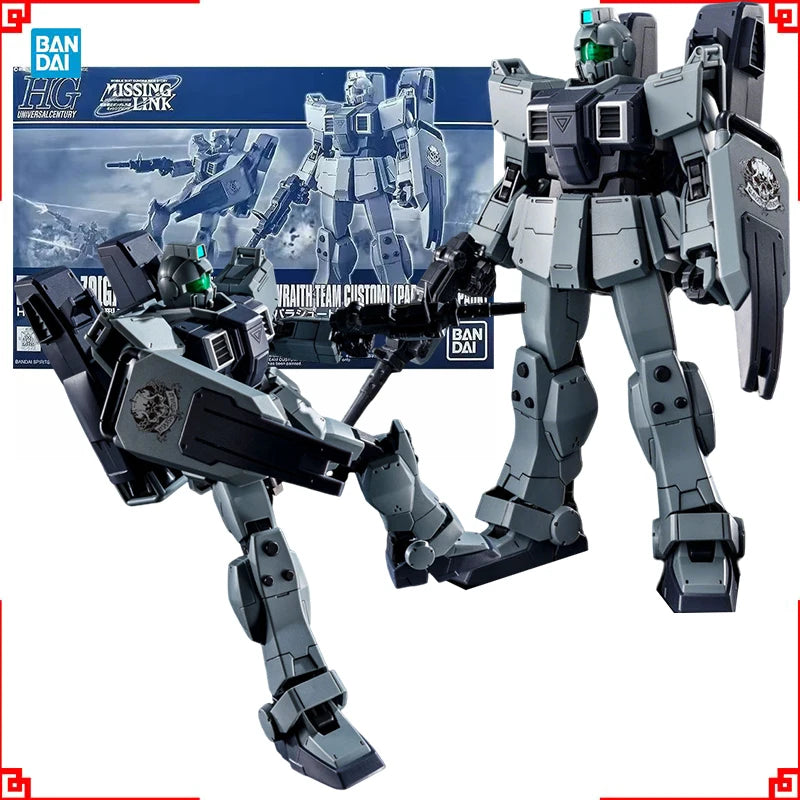 Bandai Gundam Model Kit HGUC GM Ground Slave Wraith Parachute Anime Fi