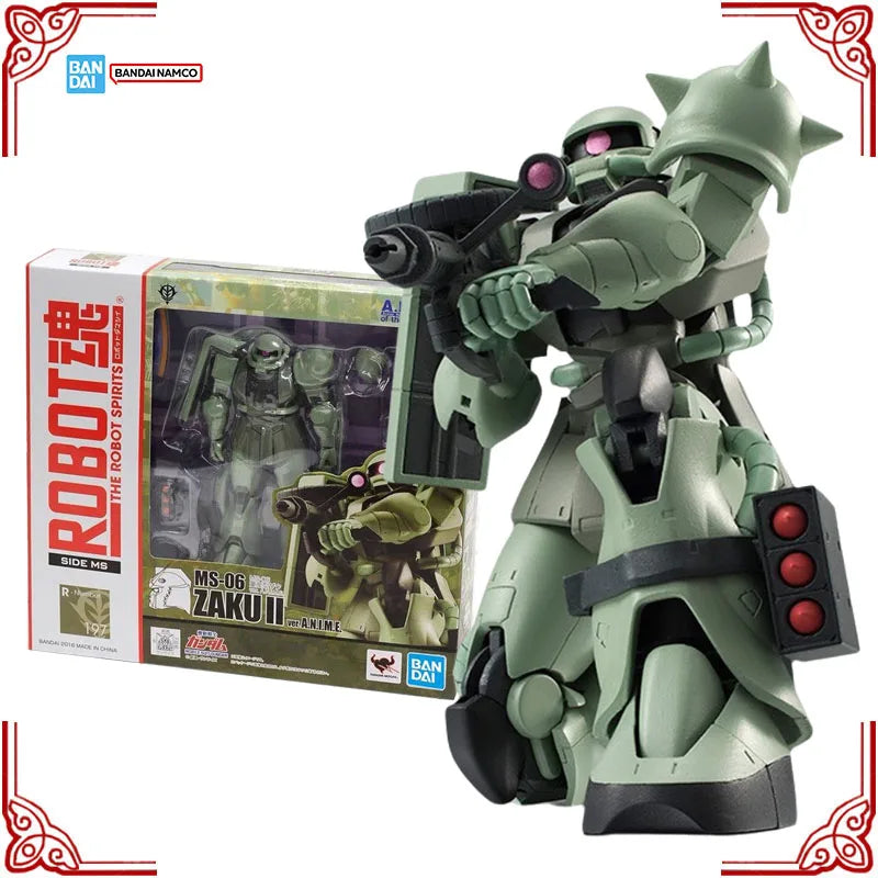 In Stock Genuine Bandai Gundam Model Kit Robot Spirits MS-06 Zaku II V