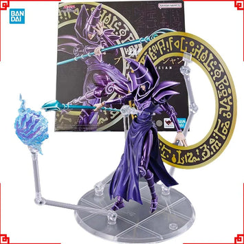 Bandai Authentic Yu Gi Oh Anime Figure SHM Black Magician High Poseabi