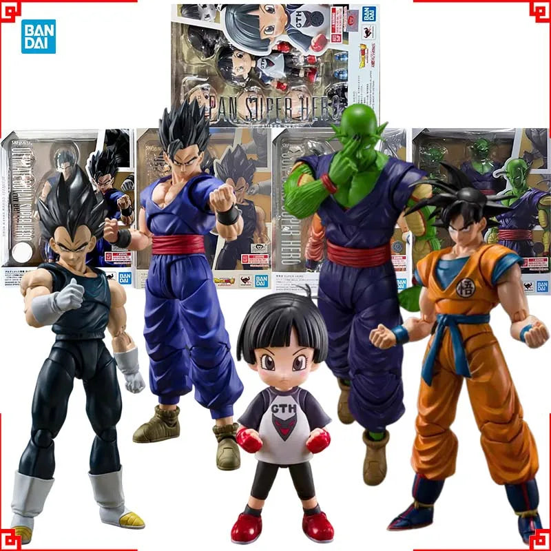 Bandai Dragon Ball Action Figure SHF Pan Super Hero Ultimate Gohan Veg