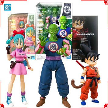 Bandai Authentic Dragon Ball Action Figure SHF Goku Innocent Challenge