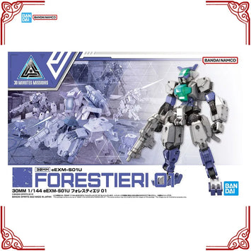 In Stock Genuine Bandai Model Kit 30MM 1/144 EEXM-S01U Forestieri 01 A