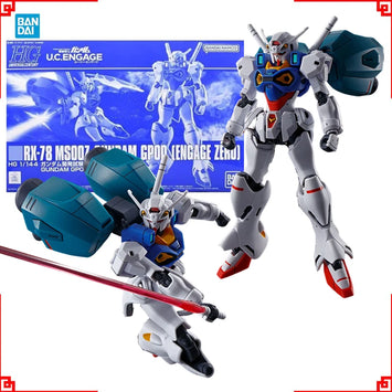Bandai Gundam Model Kit HGUC GP00 Engage Zero Core Fighter Anime Figur