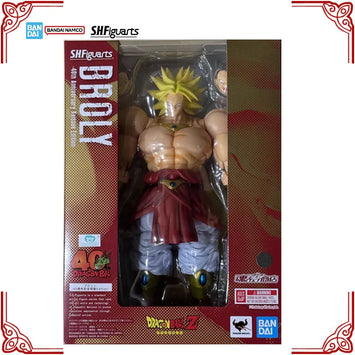 In Stock Genuine Bandai Dragon Ball Z Model Kit SHF Broly 40th Anniver