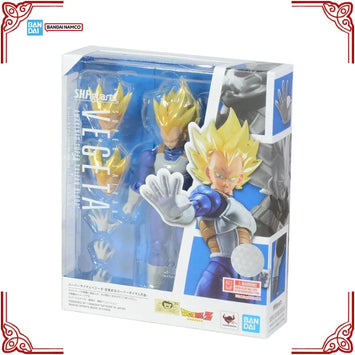 In Stock Genuine Bandai Dragon Ball Z Model Kit SHF Vegeta Awakened Su