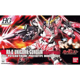 Bandai Gundam Model Kit HGUC Armor Unicorn Destroy Unicorn 02 Banshee 