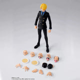 Bandai One Piece Anime Figure SHF Sanji Romance Dawn Action Figures Hi