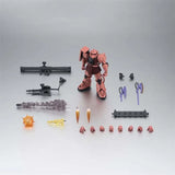 Bandai Gundam Model Kit Roboto Spirits Zaku 2 Char Custom Anime Figure
